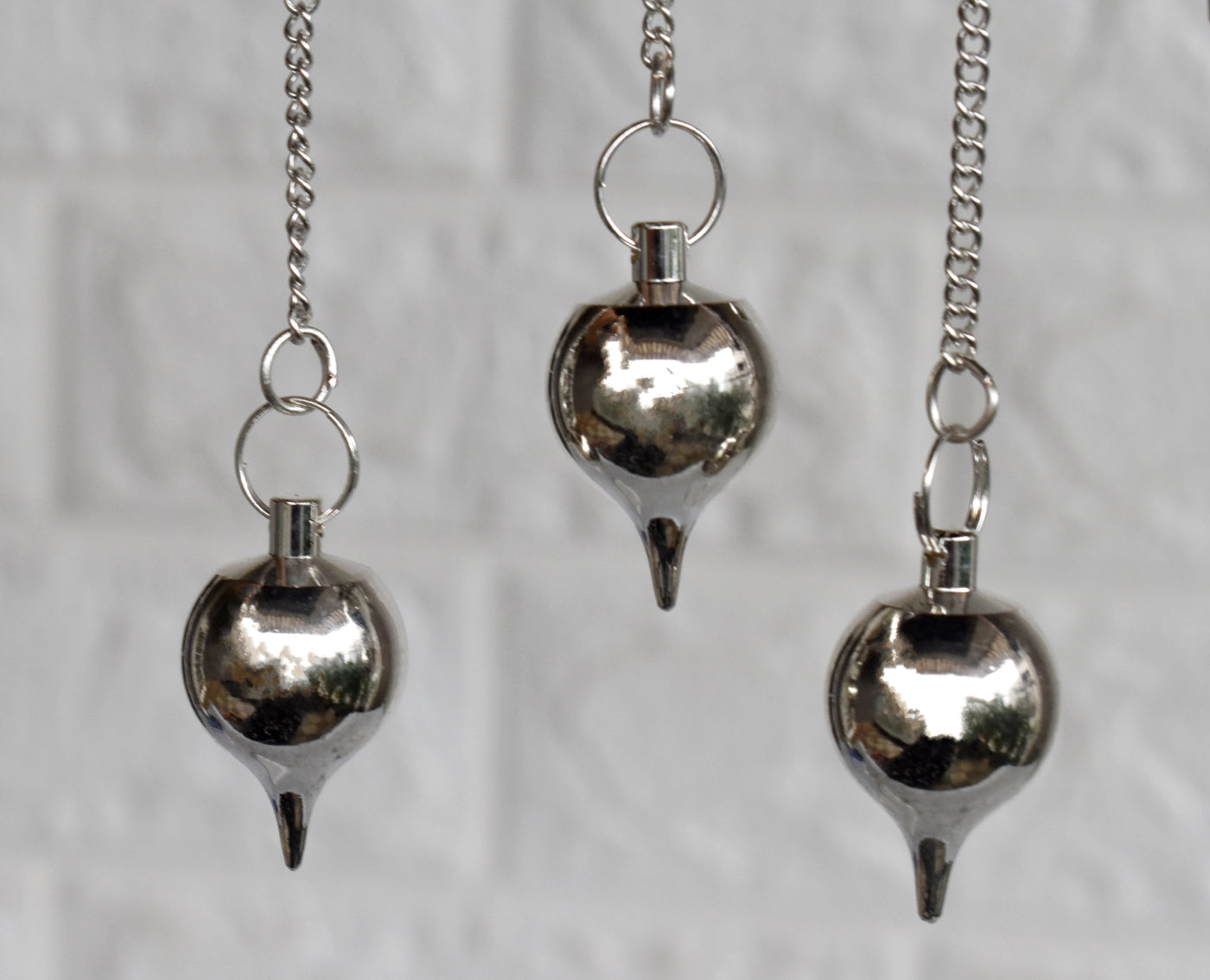 Brass Silver Metal Pendulums, Solid Ball Pendulum