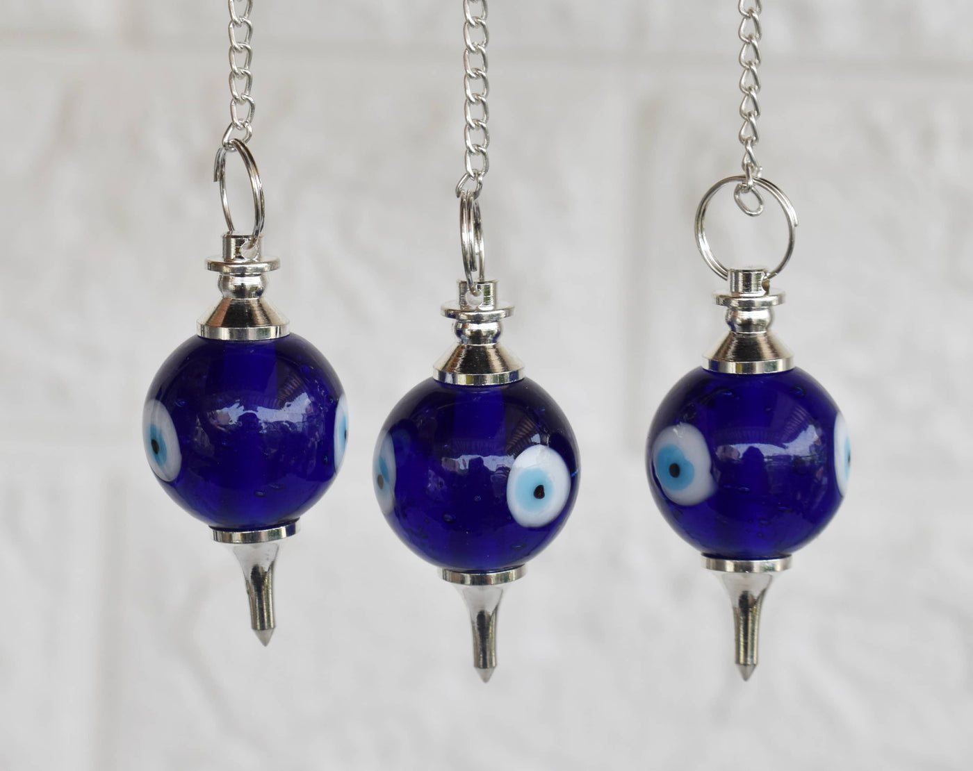 Evil Eye Crystal Pendulums, Crystal Ball Pendulums