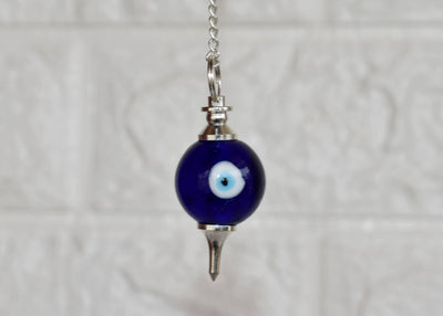 Evil Eye Crystal Pendulums, Crystal Ball Pendulums