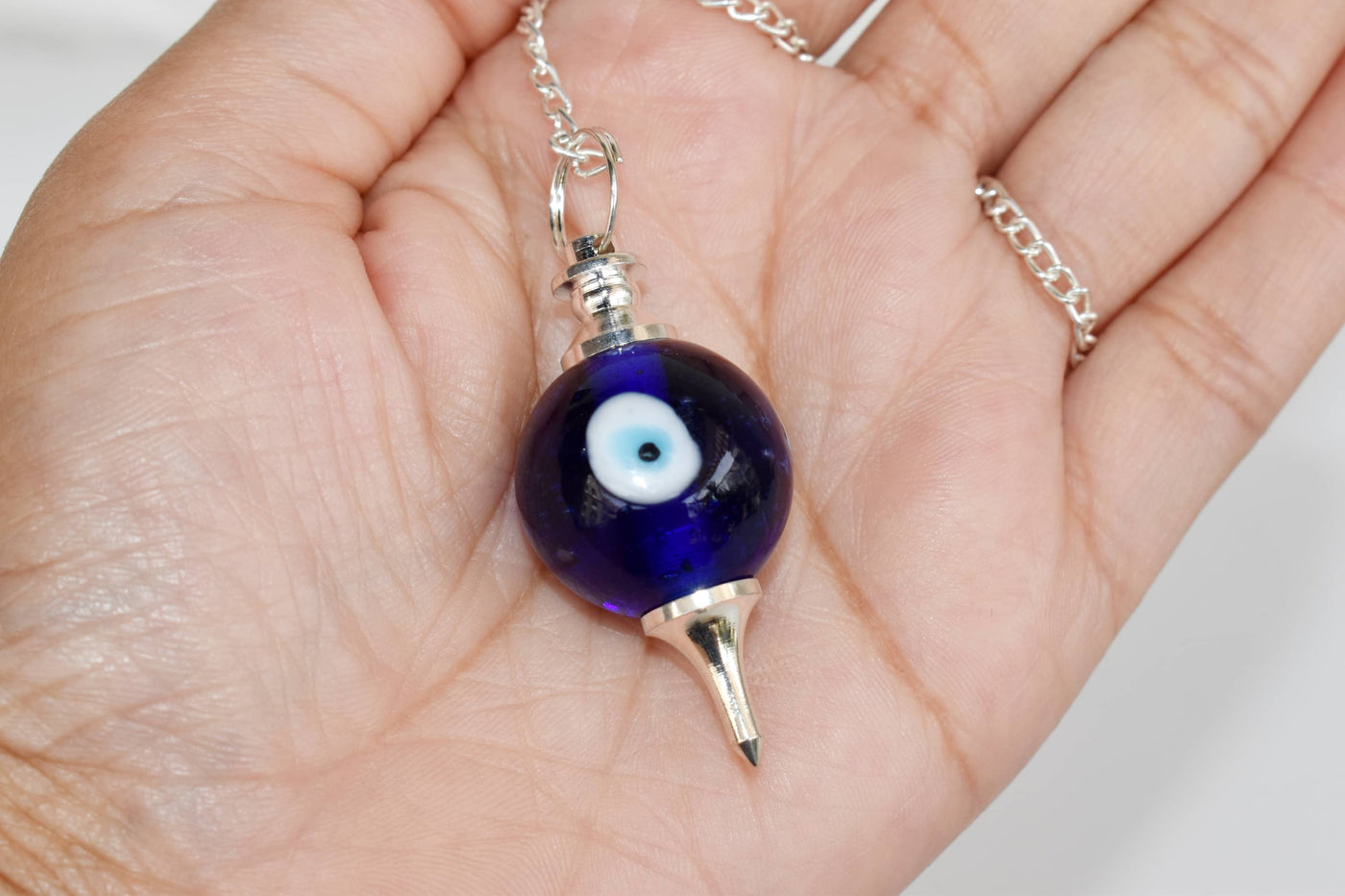 Evil Eye Crystal Pendulums, Crystal Ball Pendulums