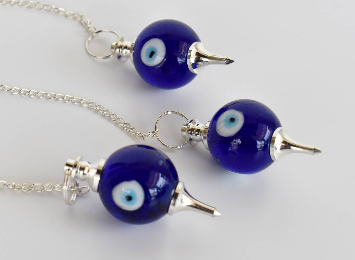 Evil Eye Crystal Pendulums, Crystal Ball Pendulums