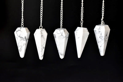 Howlite Pendulum (Inspiration and Balance)