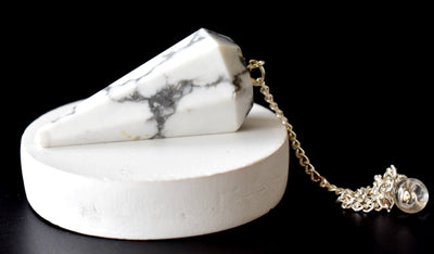 Howlite Pendulum (Inspiration and Balance)