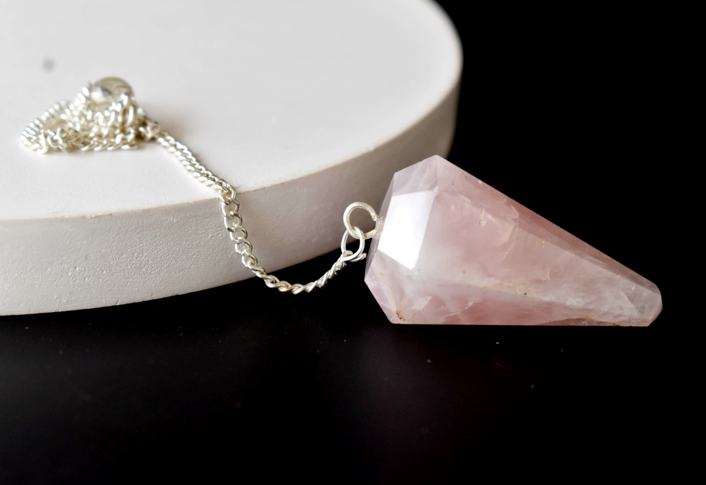 Rose Quartz Pendulum (Creativity and Empathy )