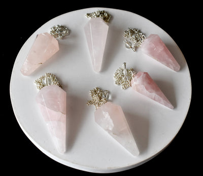 Rose Quartz Pendulum (Creativity and Empathy )