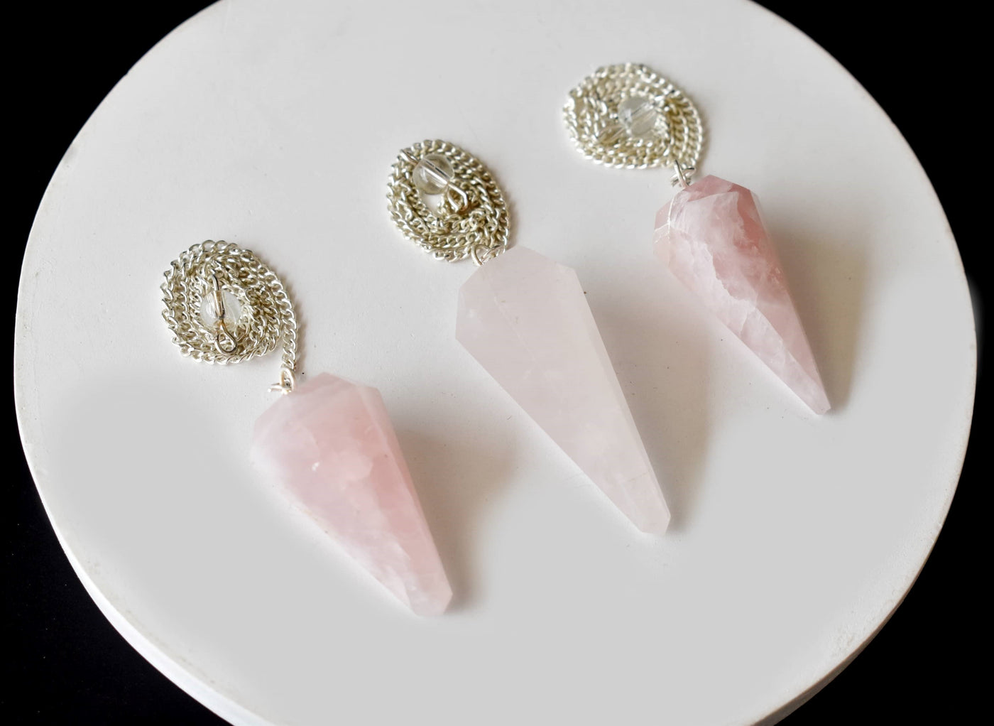 Rose Quartz Pendulum (Creativity and Empathy )