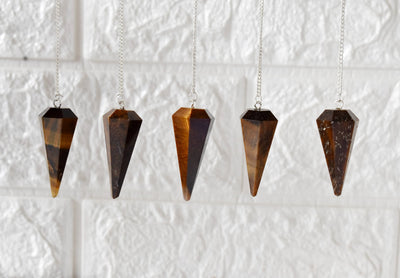 Tiger Eye Pendulum (Longevity and Protection)