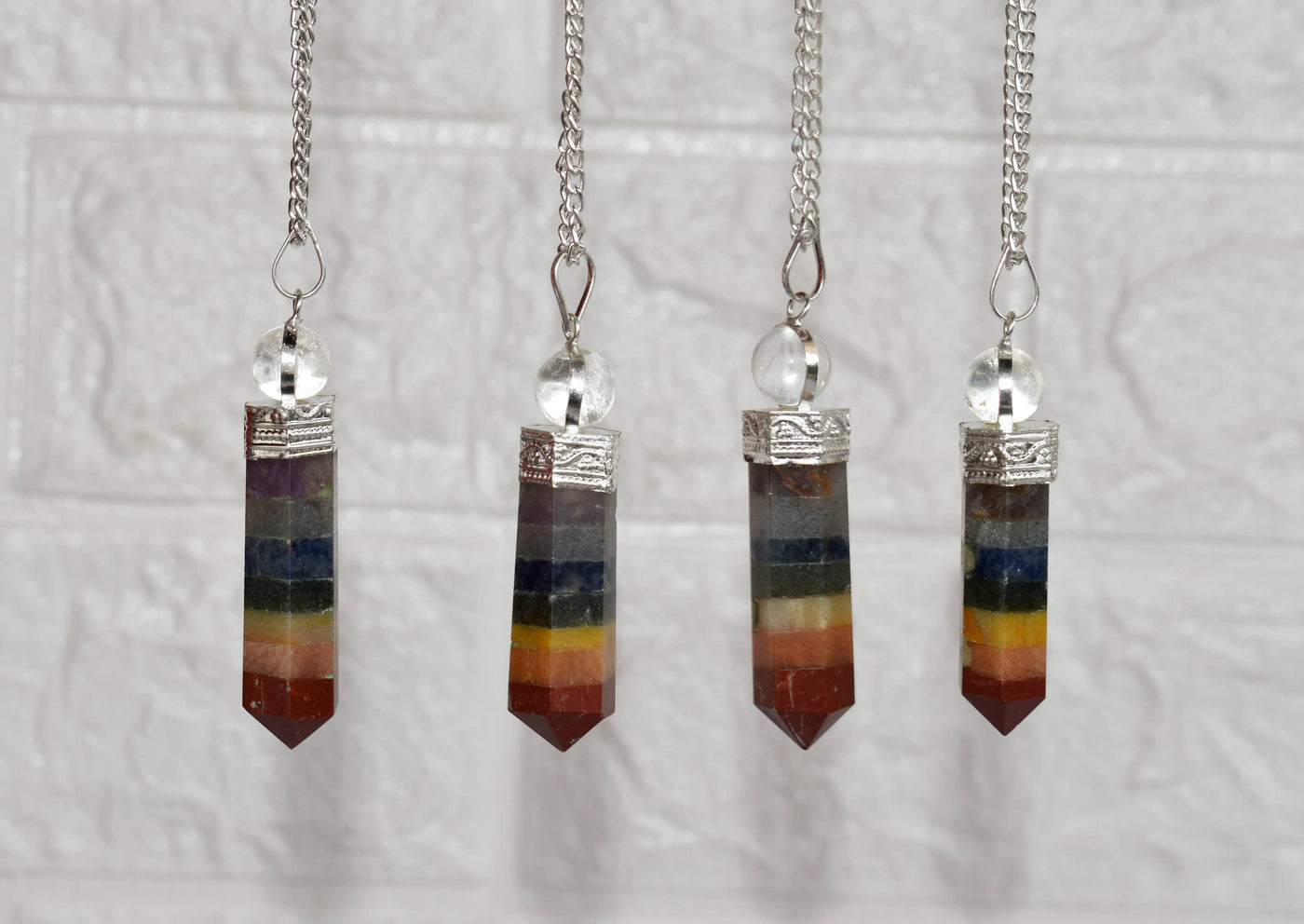 Chakra Pendulums, 7 Chakras crystals Pendulums