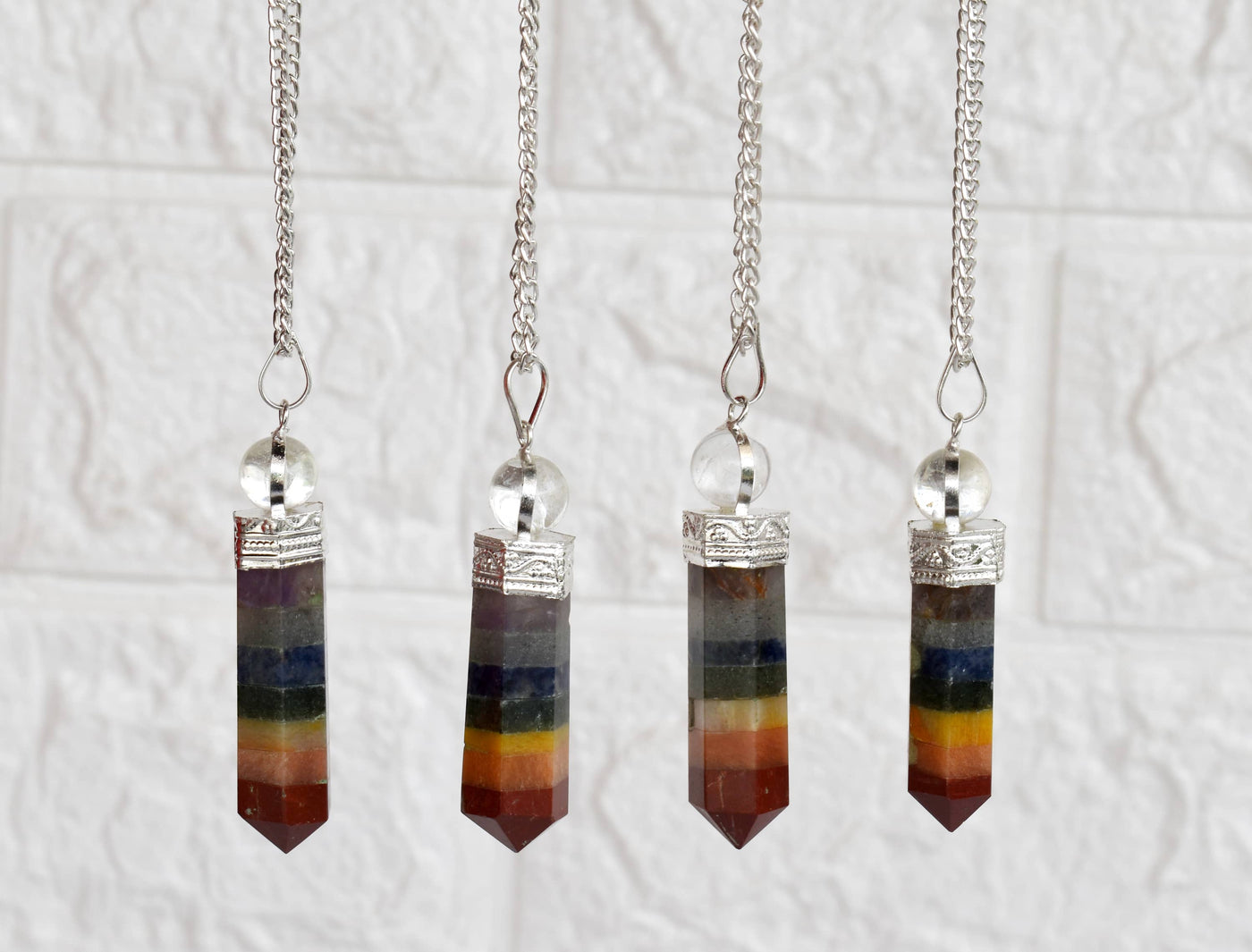 Chakra Pendulums, 7 Chakras crystals Pendulums