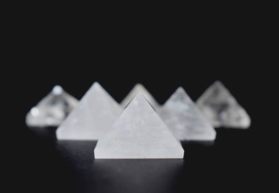 Crystal Quartz Pyramids (Balances Energy and Meditation)