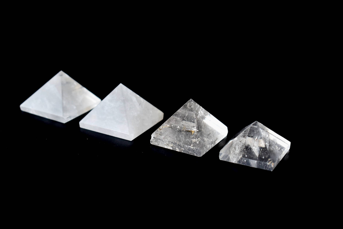 Crystal Quartz Pyramids (Balances Energy and Meditation)