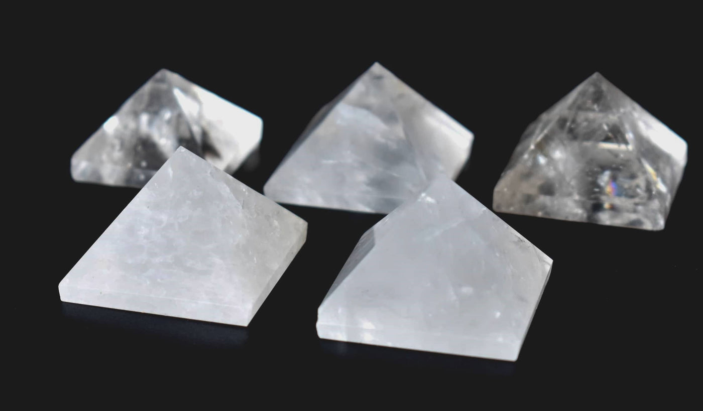 Crystal Quartz Pyramids (Balances Energy and Meditation)