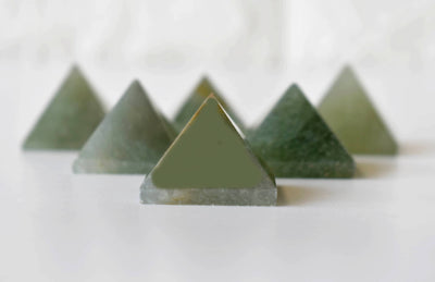 Green Aventurine Pyramids (Guiding and Inner Harmony)