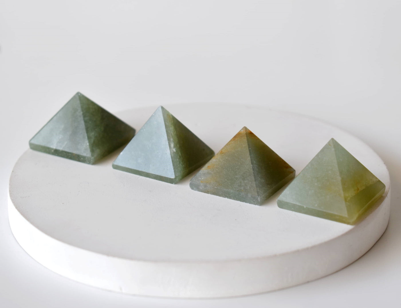 Green Aventurine Pyramids (Guiding and Inner Harmony)