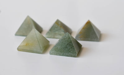 Green Aventurine Pyramids (Guiding and Inner Harmony)