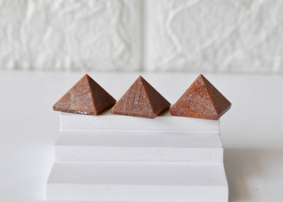 Orange Aventurine Pyramids (Optimism and Contentment)