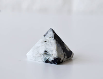 Rainbow Moonstone Pyramids (Bring Balance and compassion)