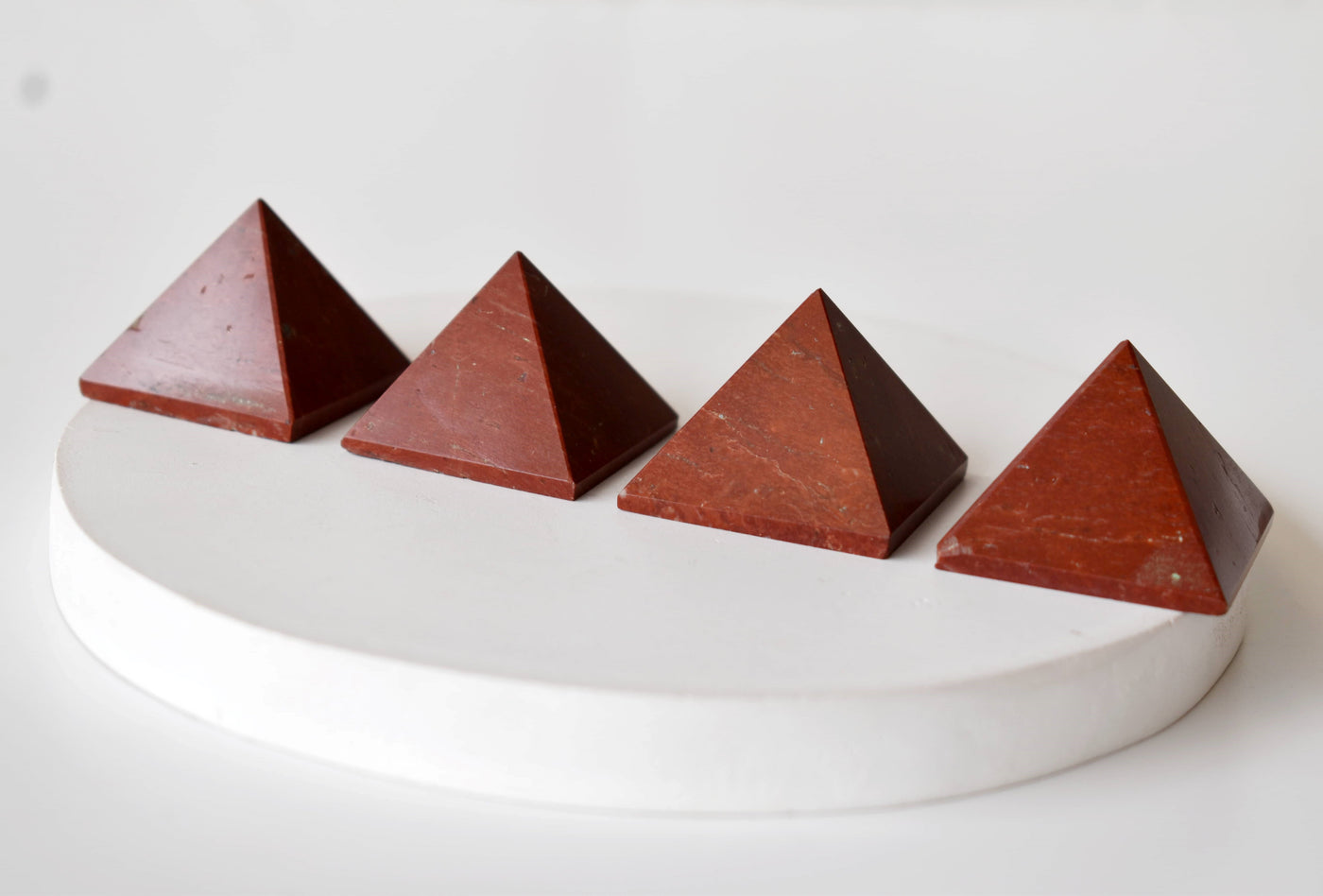 Red Jasper Pyramids (Emotional Strength and Stability)