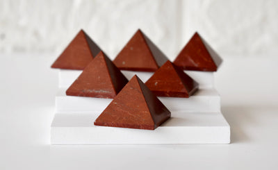 Red Jasper Pyramids (Emotional Strength and Stability)