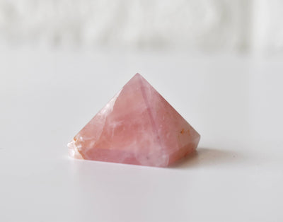 Rose Quartz Pyramids (Balance and Emotional Health)