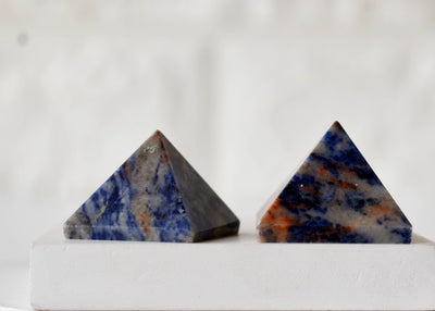 Sodalite Pyramids (Emotional Balance and Self-Trust)