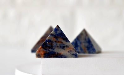 Sodalite Pyramids (Emotional Balance and Self-Trust)