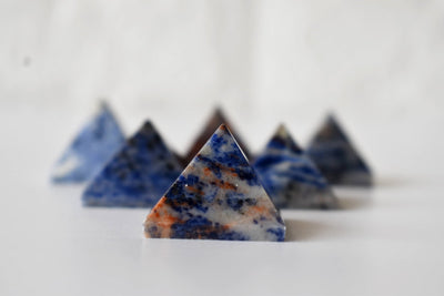 Sodalite Pyramids (Emotional Balance and Self-Trust)