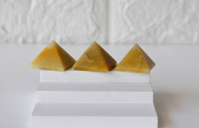 Yellow Aventurine Pyramids (Power and Weight Control)