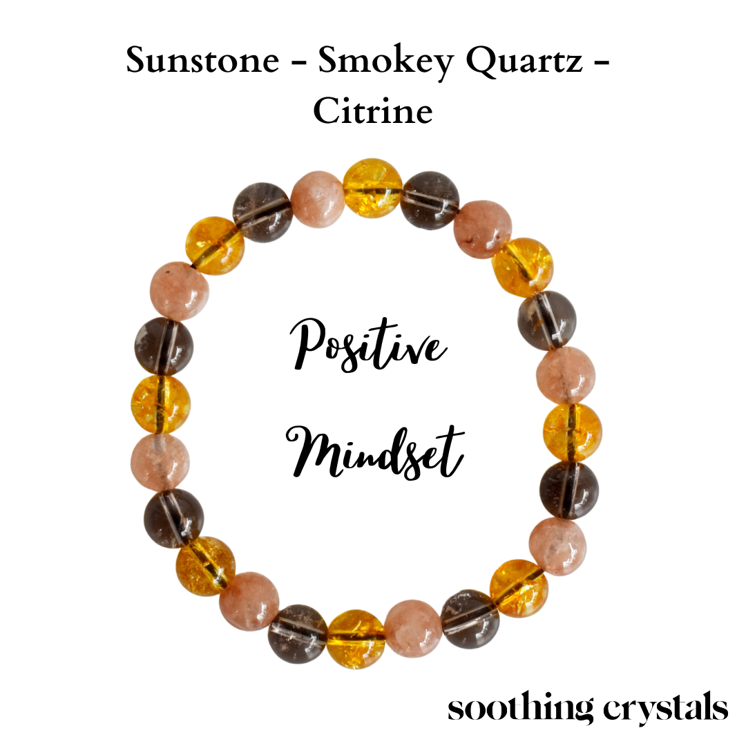 Developing POSITIVE MINDSET Crystal Bracelet