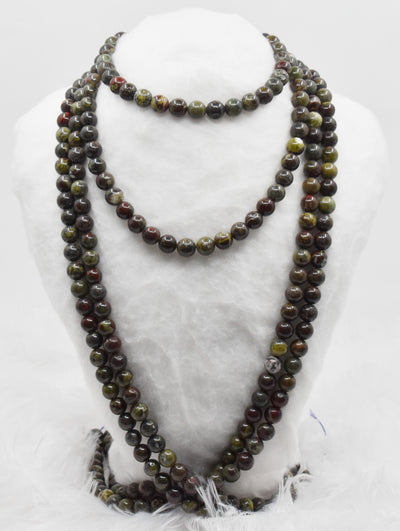 African Bloodstone Beads, Natural Round Crystal Beads 4mm to 10mm