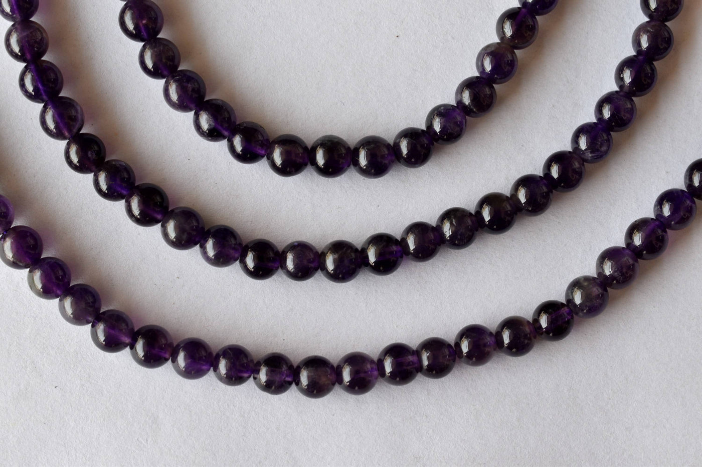 Amethyst Beads, Natural Round Crystal Beads 4mm to 12mm