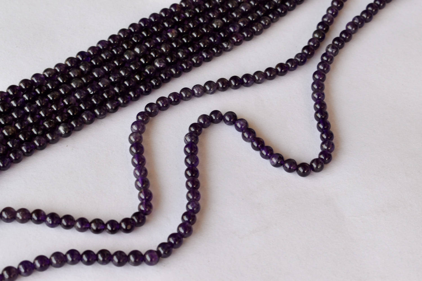 Amethyst Beads, Natural Round Crystal Beads 4mm to 12mm