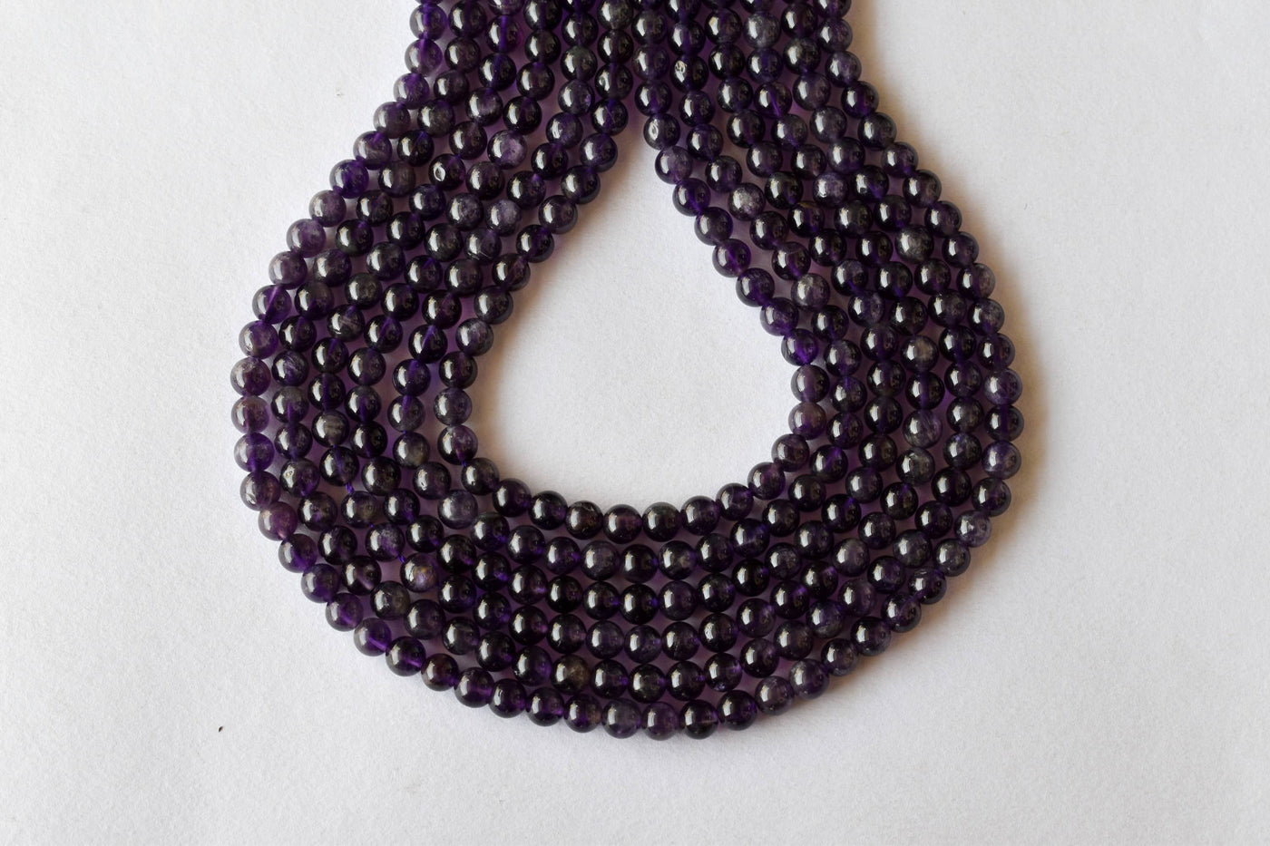 Amethyst Beads, Natural Round Crystal Beads 4mm to 12mm