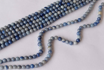 Blue Aventurine Beads, Natural Round Crystal Beads 4mm to 12mm