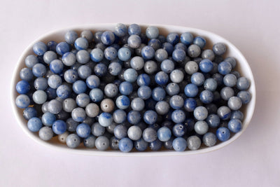 Blue Aventurine Beads, Natural Round Crystal Beads 4mm to 12mm