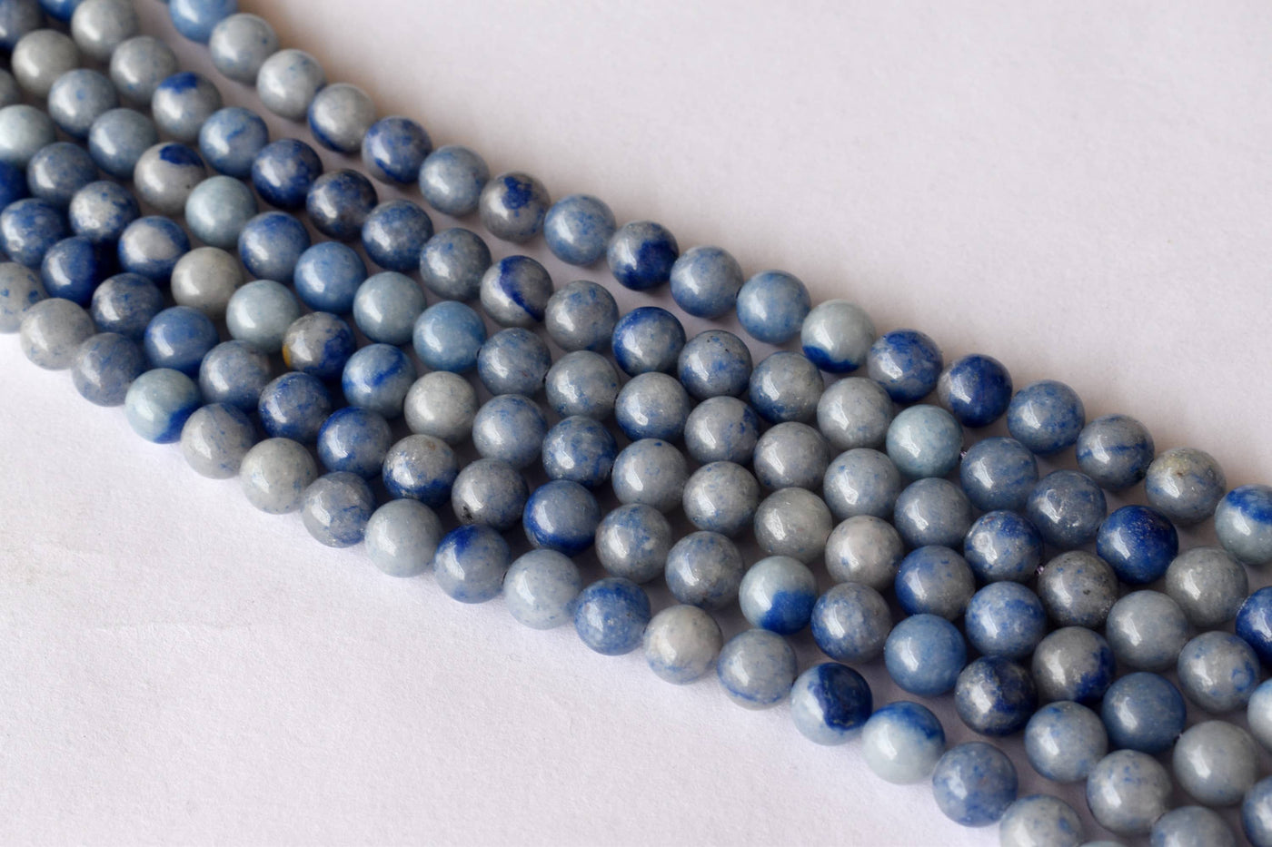 Blue Aventurine Beads, Natural Round Crystal Beads 4mm to 12mm