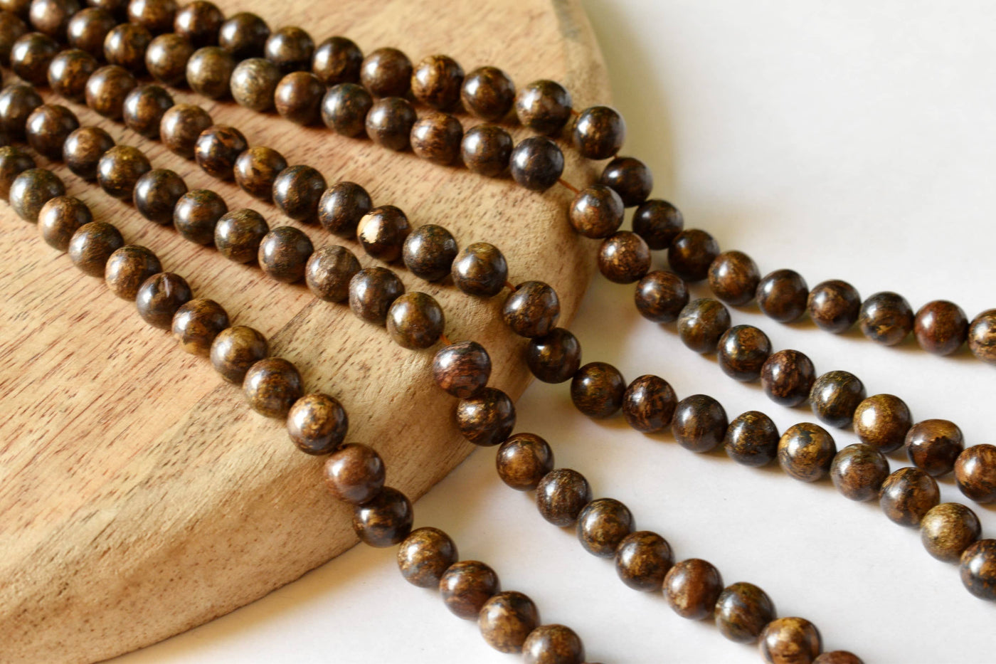 Bronzite Beads, Natural Round Crystal Beads 4mm to 12mm