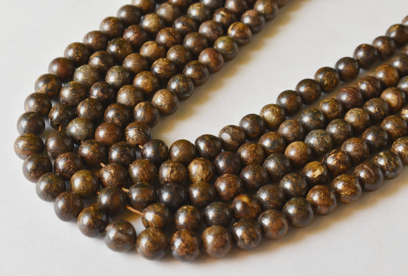 Bronzite Beads, Natural Round Crystal Beads 4mm to 12mm