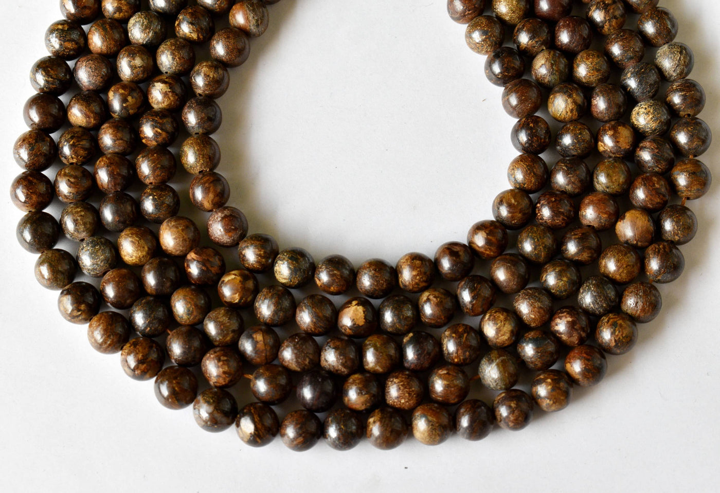 Bronzite Beads, Natural Round Crystal Beads 4mm to 12mm