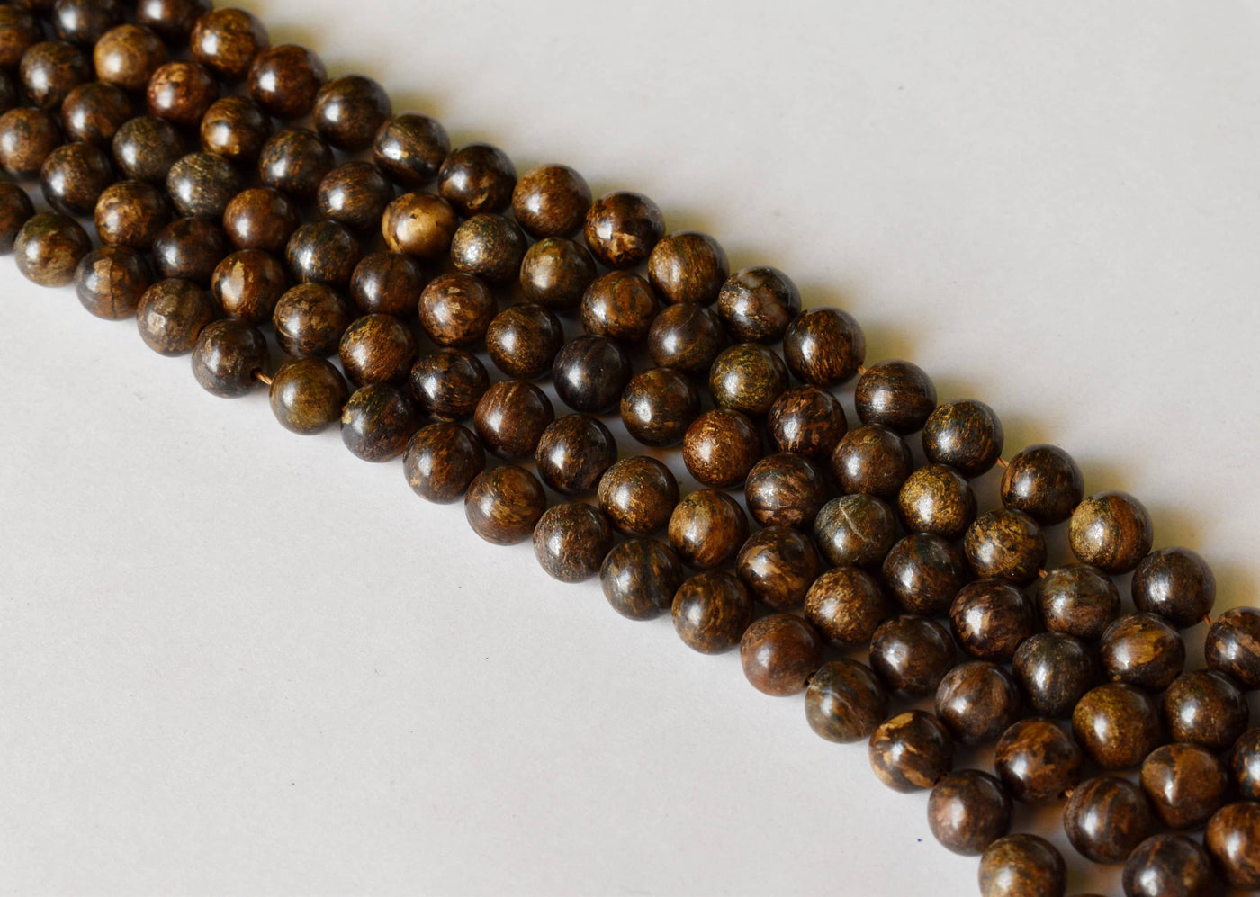 Bronzite Beads, Natural Round Crystal Beads 4mm to 12mm