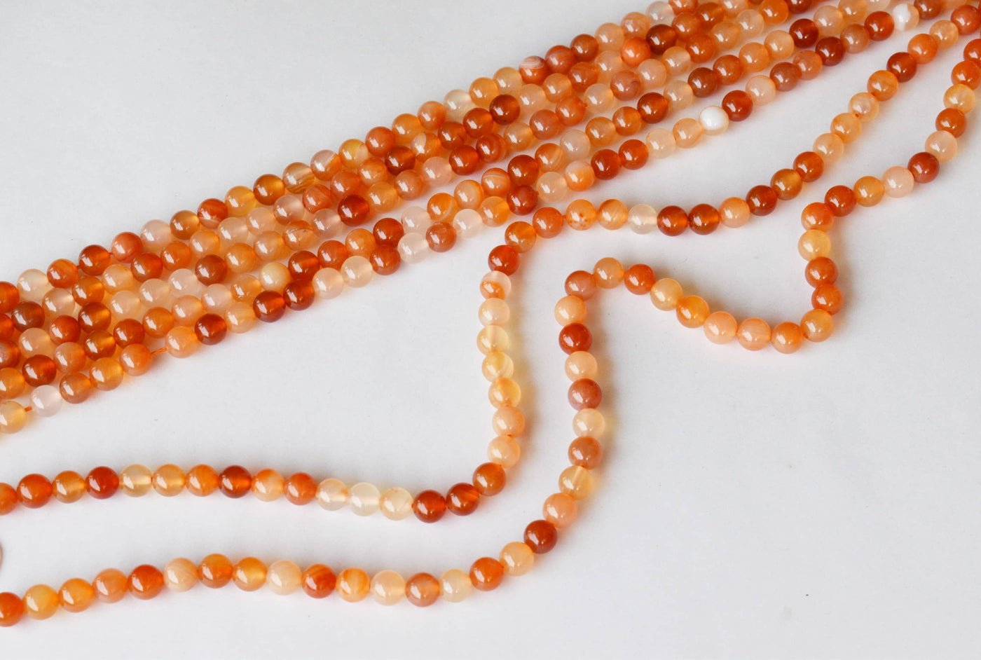 Carnelian Beads, Natural Round Crystal Beads 6mm to 10mm