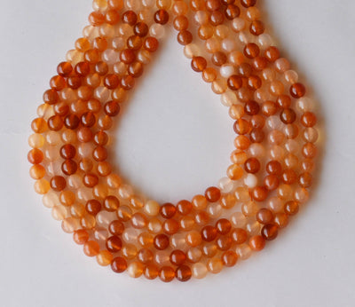 Carnelian Beads, Natural Round Crystal Beads 6mm to 10mm