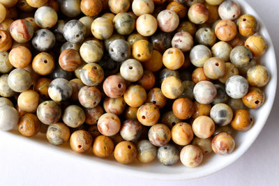 Crazy Lace Agate Beads, Natural Round Crystal Beads 4mm to 12mm