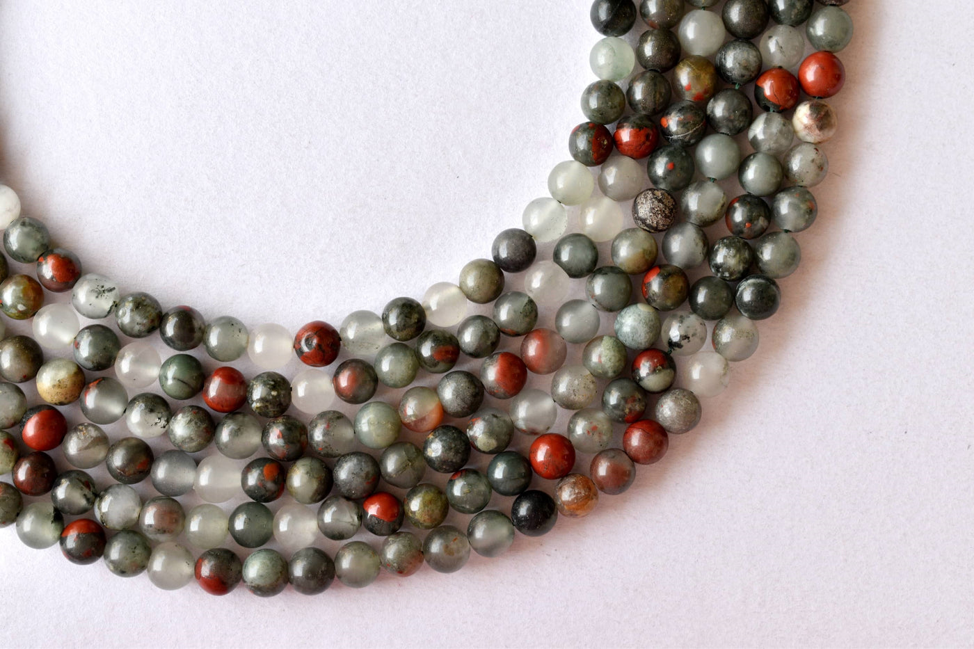 Conglomerate Beads, Natural Round Crystal Beads 6mm to 10mm