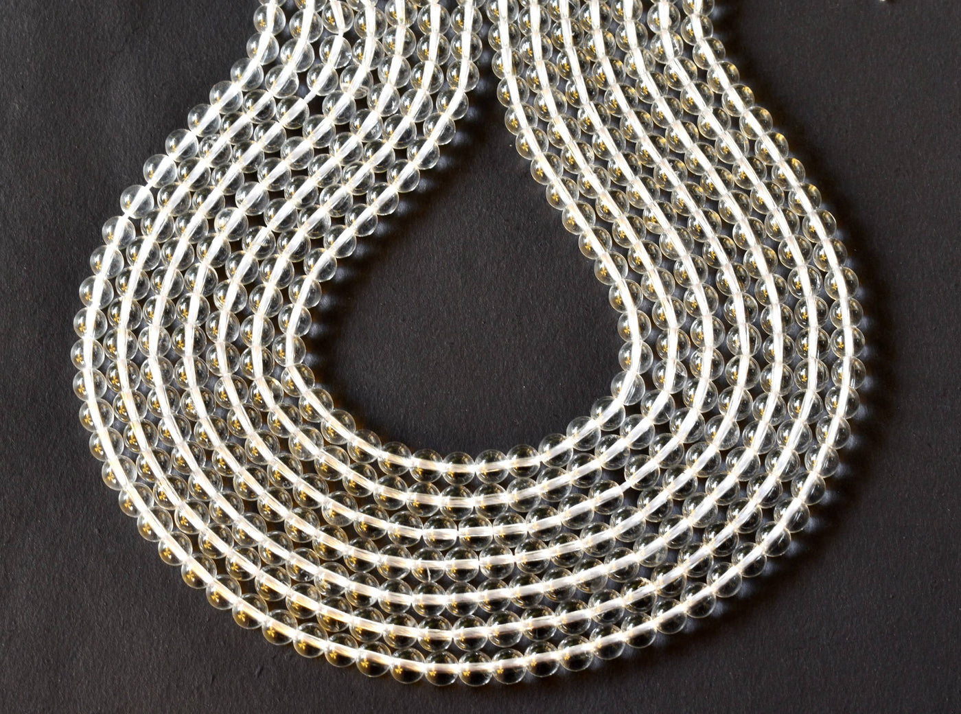 Crystal Quartz Beads, Natural Round Crystal Beads 4mm to 12mm