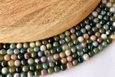 Fancy Jasper Beads, Natural Round Crystal Beads 4mm to 12mm