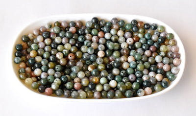 Fancy Jasper Beads, Natural Round Crystal Beads 4mm to 12mm