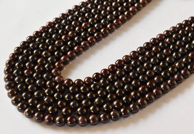 Garnet Beads, Natural Round Crystal Beads 4mm to 12mm