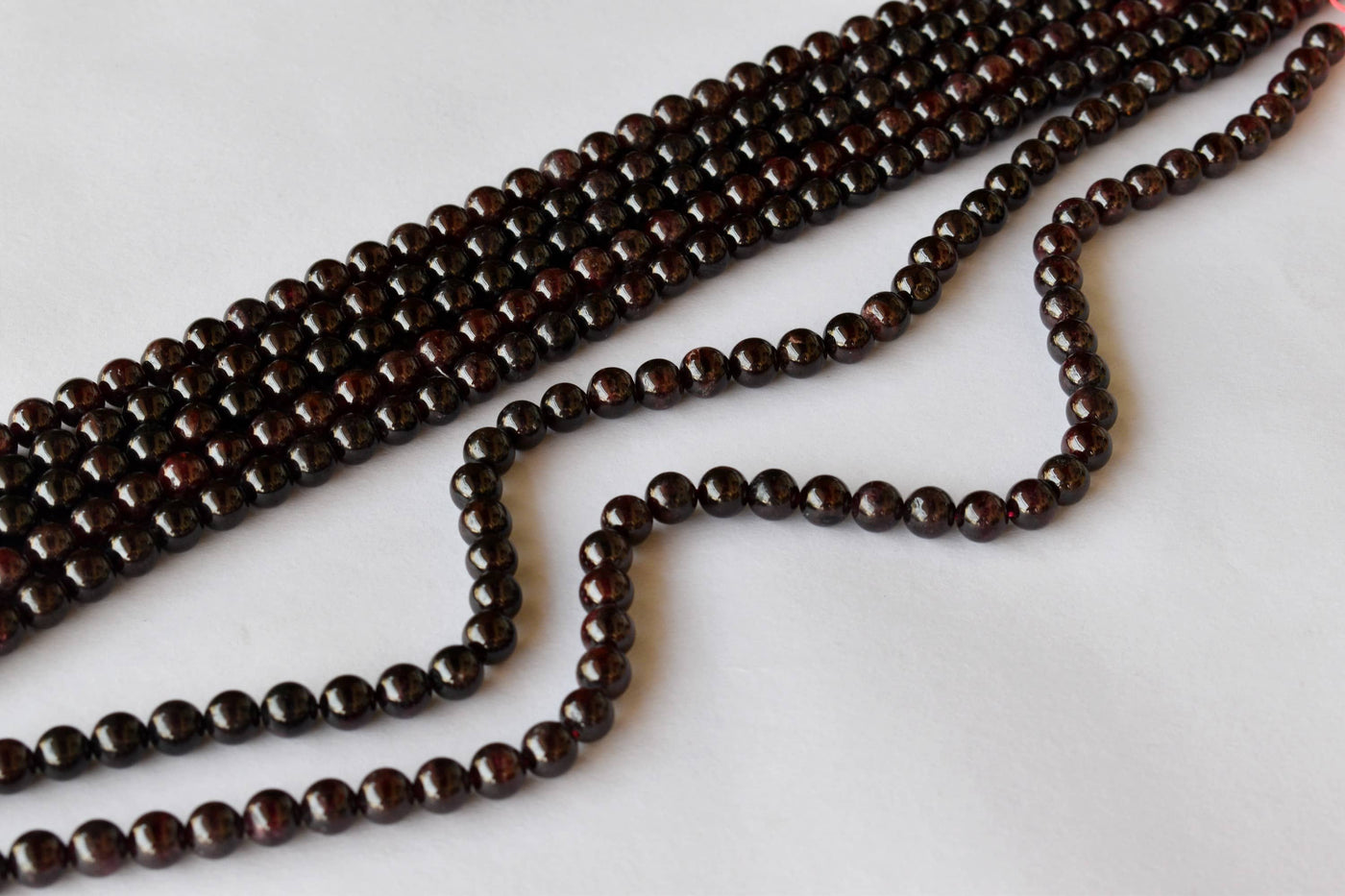 Garnet Beads, Natural Round Crystal Beads 4mm to 12mm