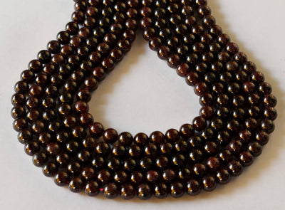 Garnet Beads, Natural Round Crystal Beads 4mm to 12mm